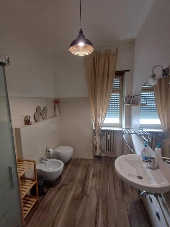 Koupelna v ubytování L'Arena Residence