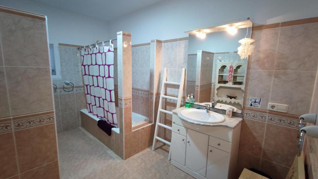 Koupelna v ubytování Casa Beja