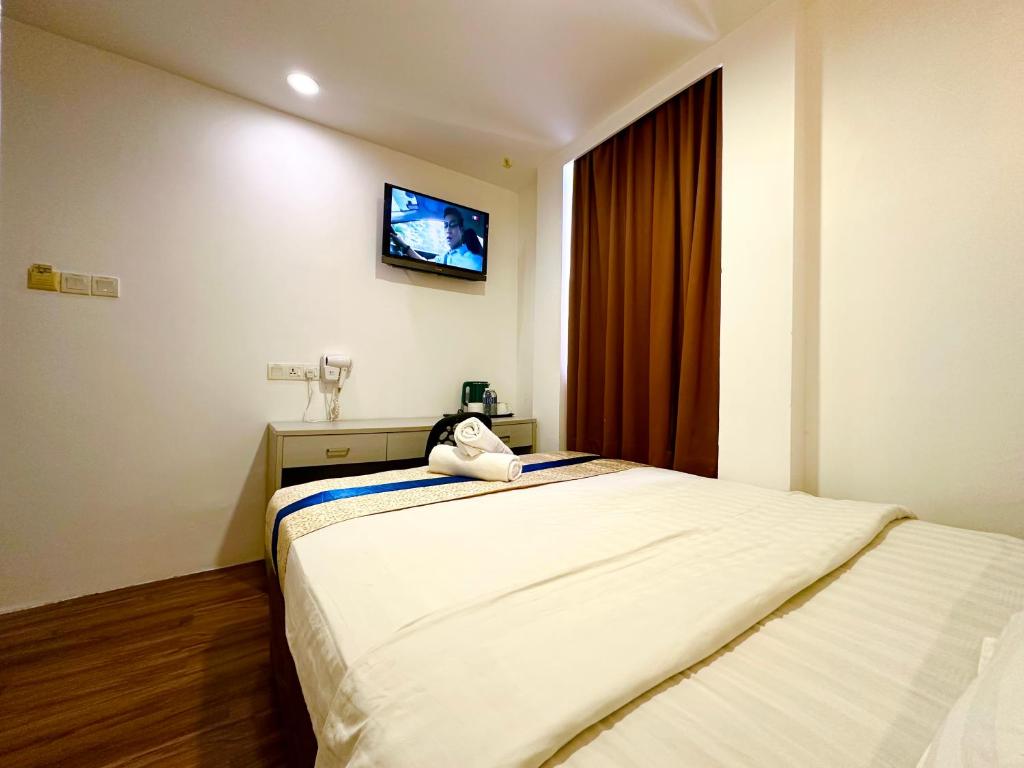 Postel nebo postele na pokoji v ubytování Park Hotel