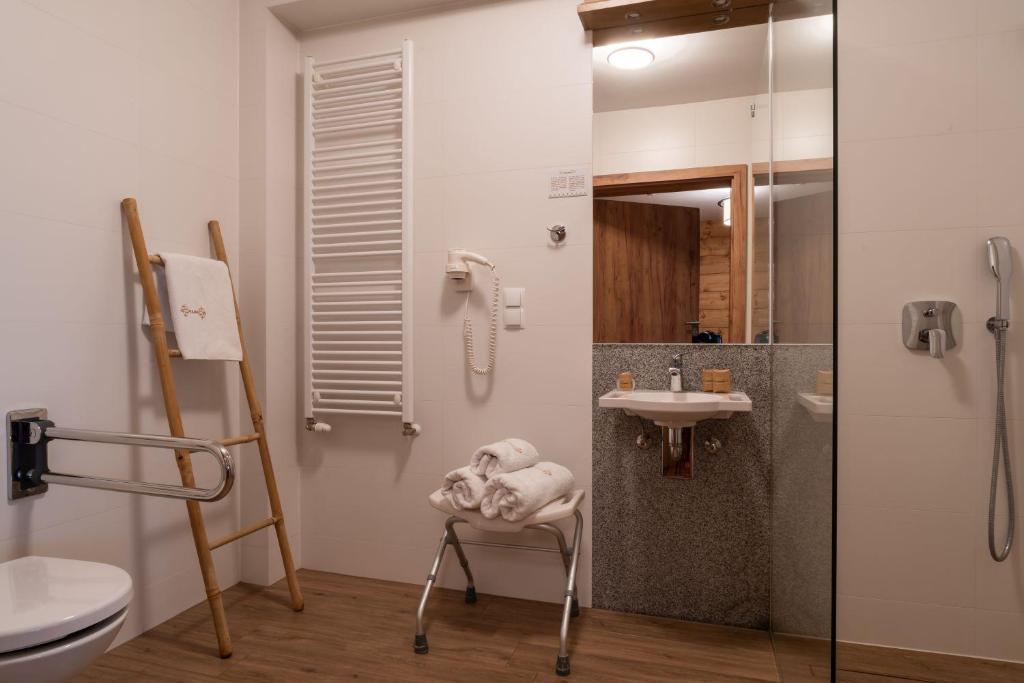 Kúpeľňa v ubytovaní CHRAMIEC