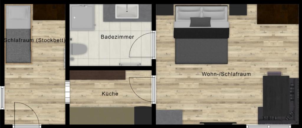 Půdorys ubytování Marlis Apartments
