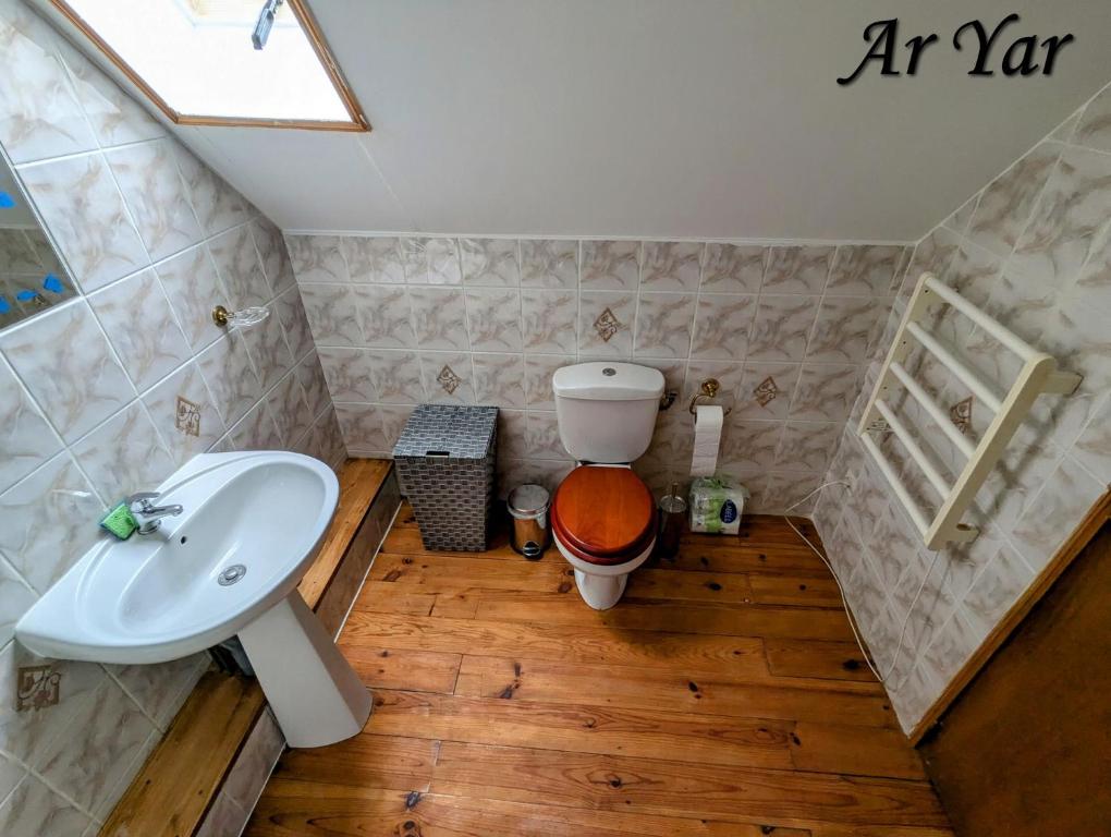 Koupelna v ubytování Ker Gwenn