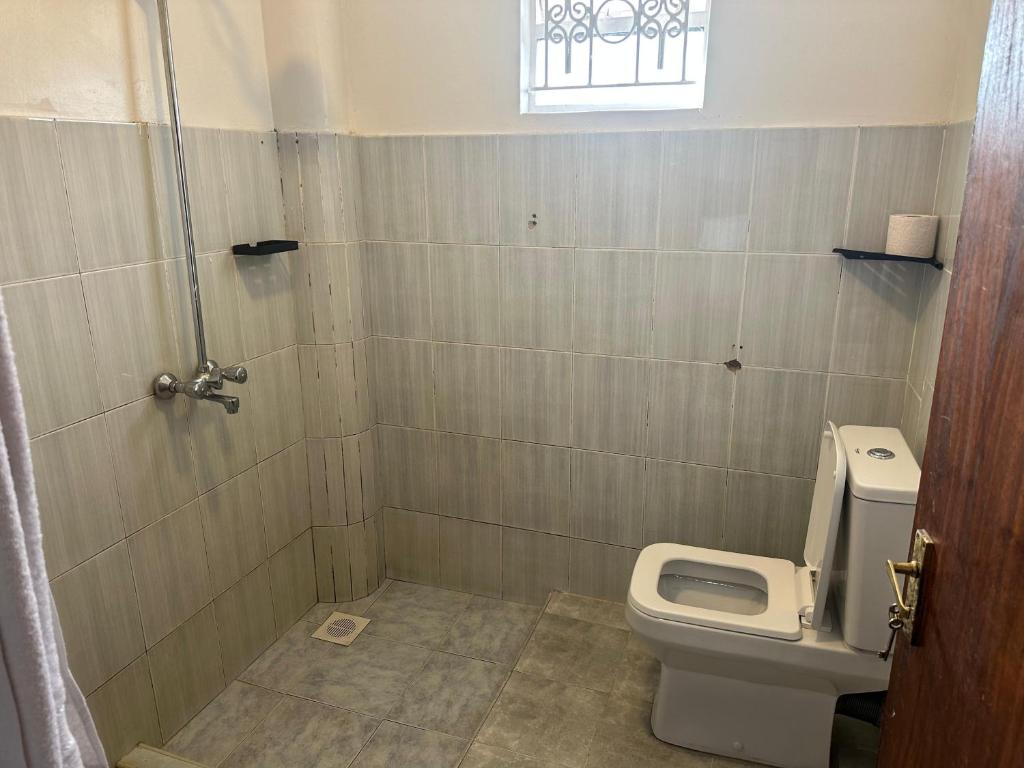 Koupelna v ubytování Milimani Guesthouse
