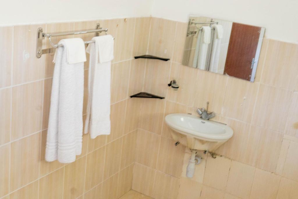 Koupelna v ubytování Milimani Guesthouse