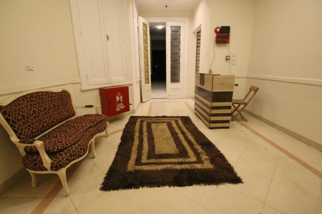 Posezení v ubytování Cairo Crown Hotel