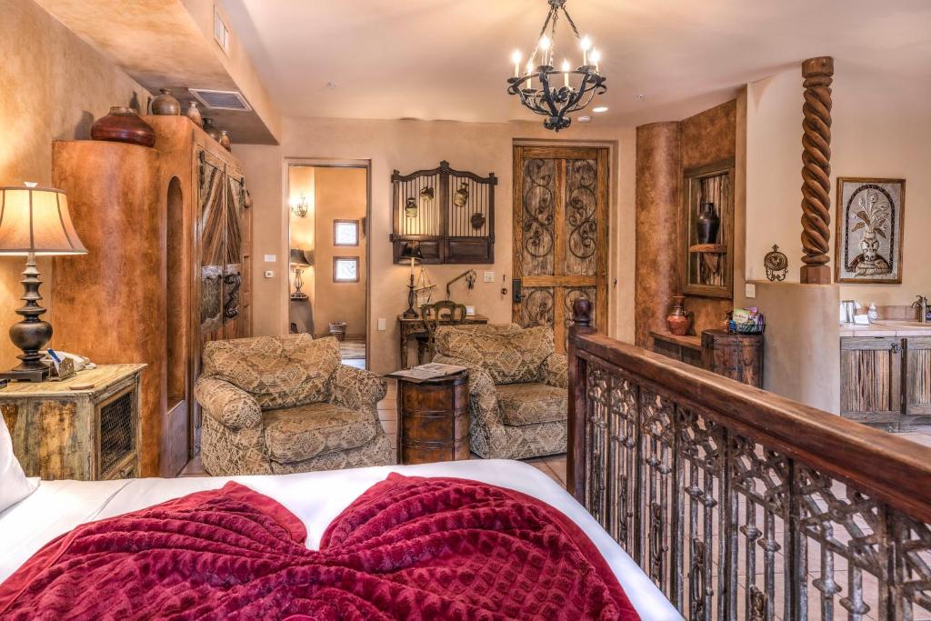 Posezení v ubytování Adobe Grand Villas