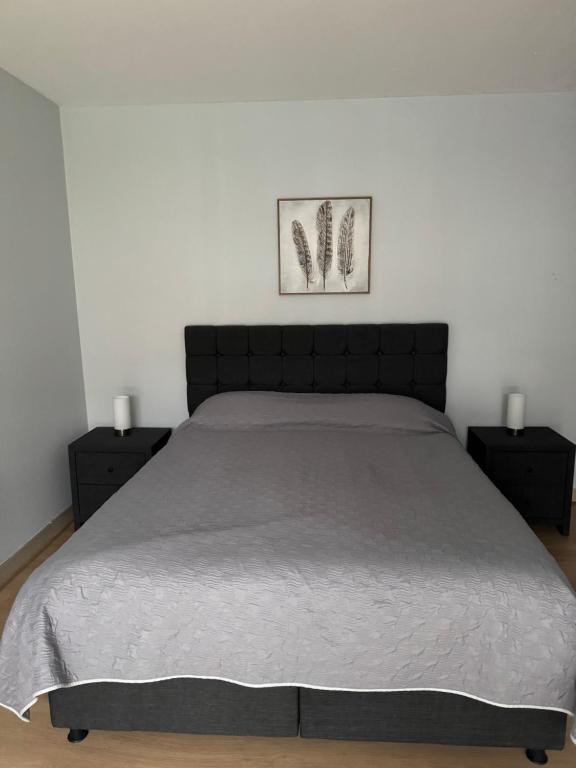 Postel nebo postele na pokoji v ubytování Gîte chez Salvatore Vresse