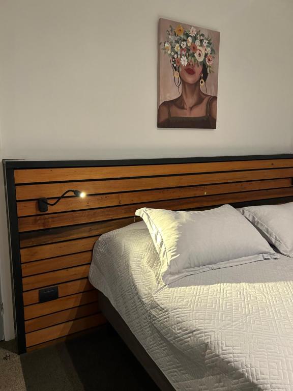 Postel nebo postele na pokoji v ubytování Casona Italia B & B