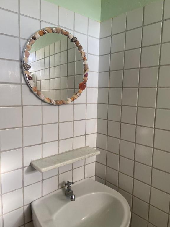 Koupelna v ubytování Alecrim Hostel e Pousada