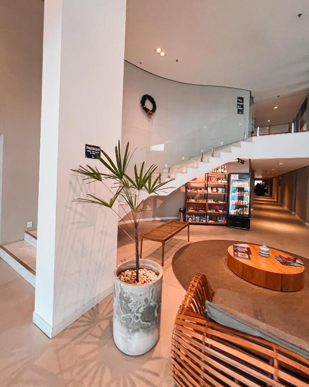 TV a/nebo společenská místnost v ubytování Hotel Samba - Flat Standard