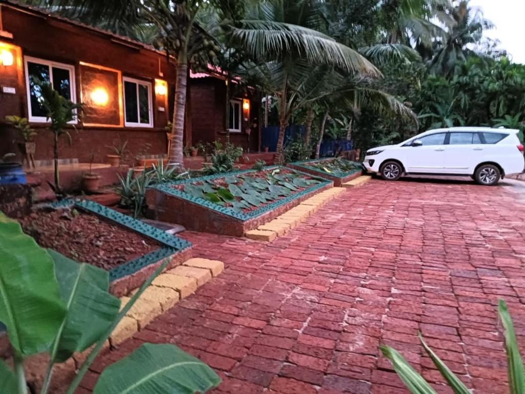 Zahrada ubytování Good Vibes Homestay-Honnavar