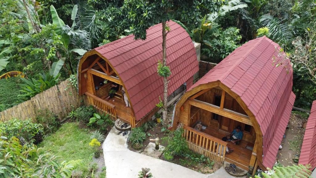 Zahrada ubytování Coffee Homestay Tetebatu