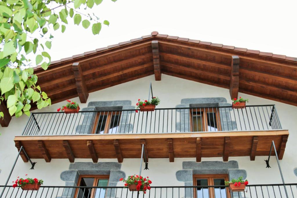 Balkón nebo terasa v ubytování Hostal-Cicloturismo Lopenea