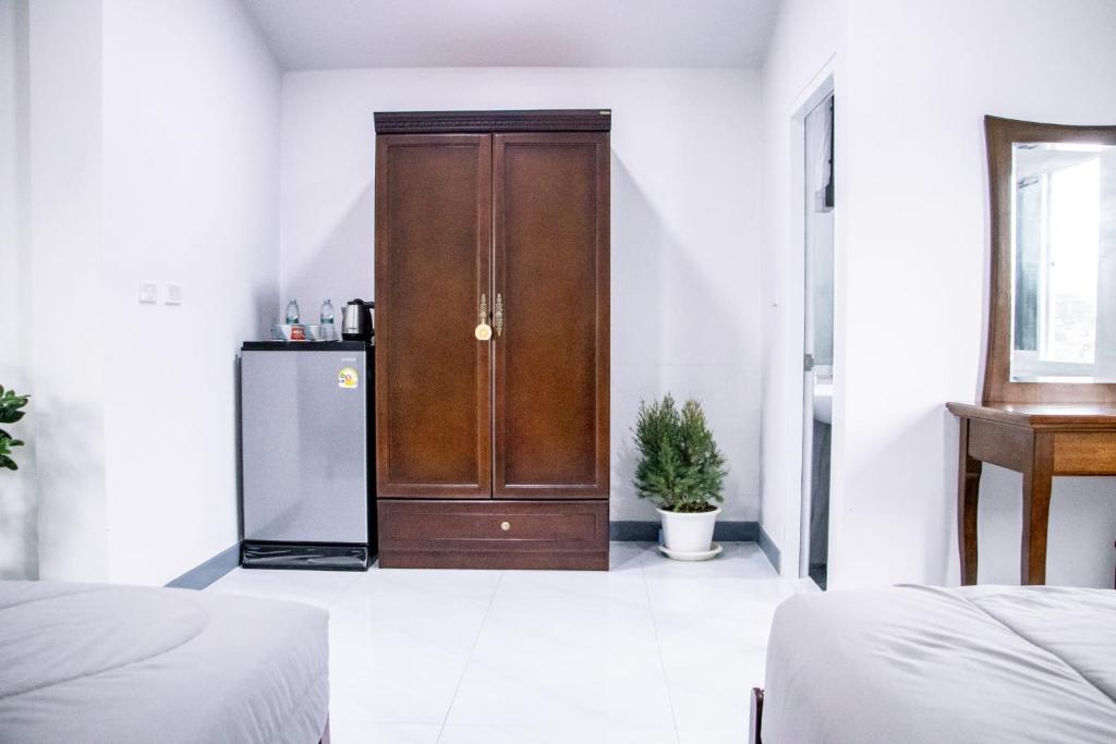 Postel nebo postele na pokoji v ubytování Relax home