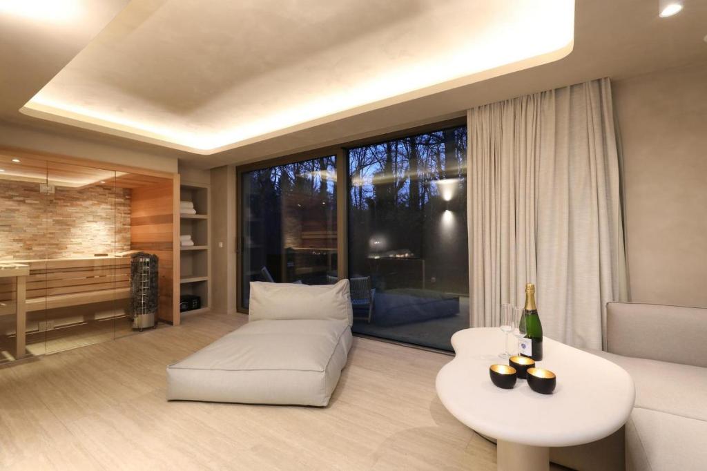 Posezení v ubytování Wellness Suite - 2 personen - Woodz Lodges