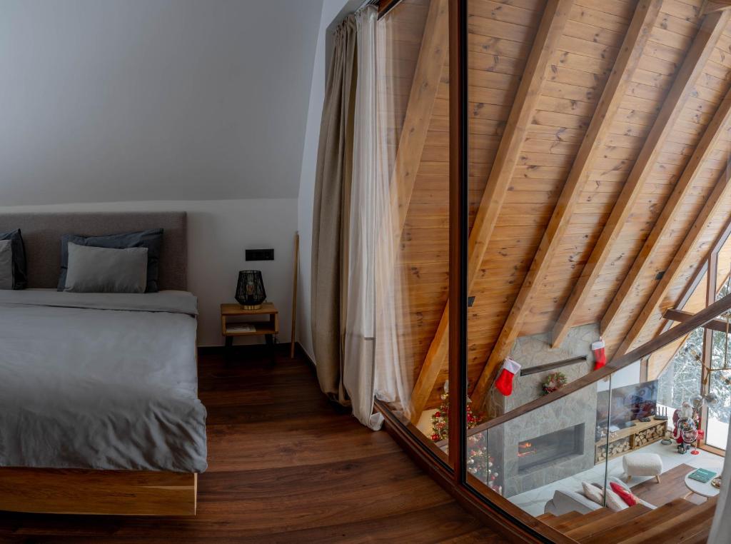 Krevet ili kreveti u jedinici u okviru objekta Sofia - Mountain Home