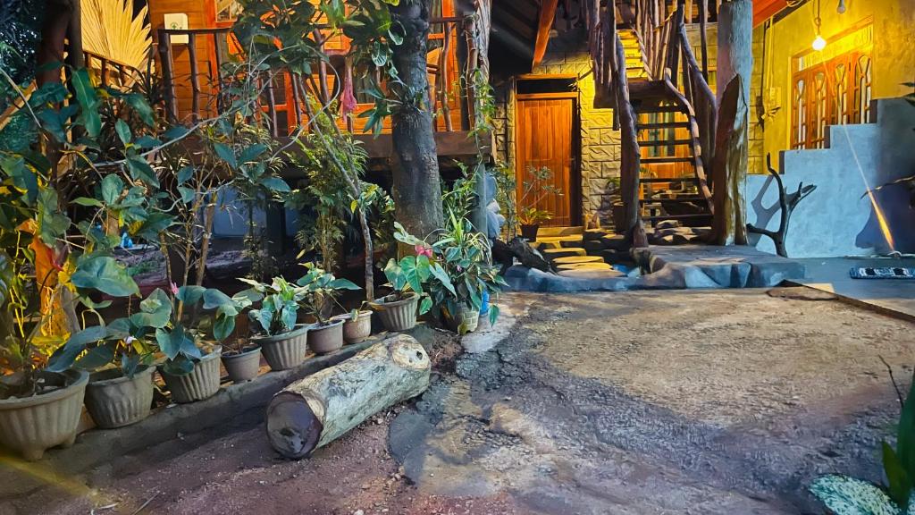 Zahrada ubytování Shan Home Stay Sigiriya