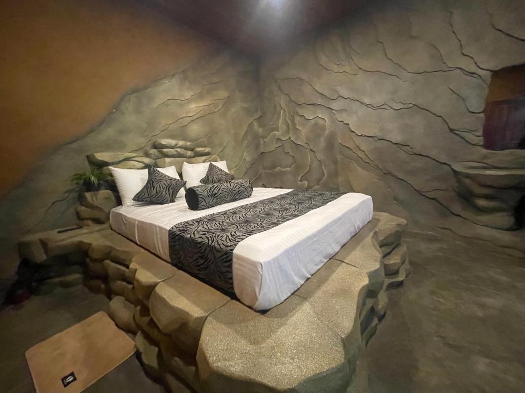 Postel nebo postele na pokoji v ubytování Shan Home Stay Sigiriya