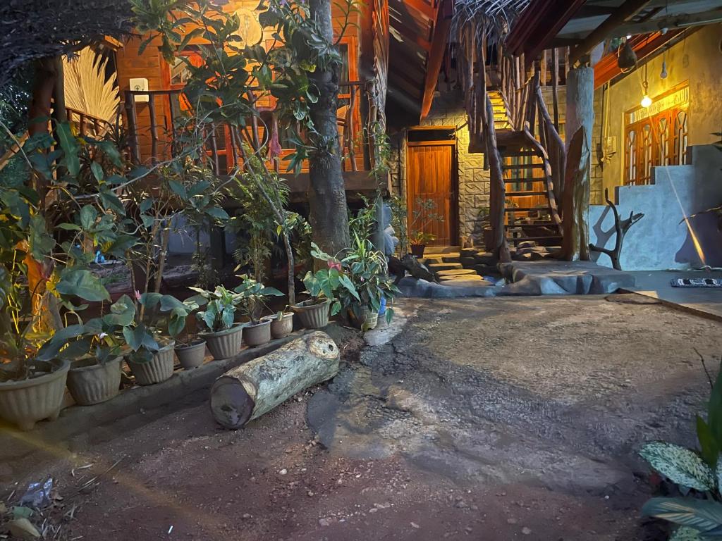 Zahrada ubytování Shan Home Stay Sigiriya