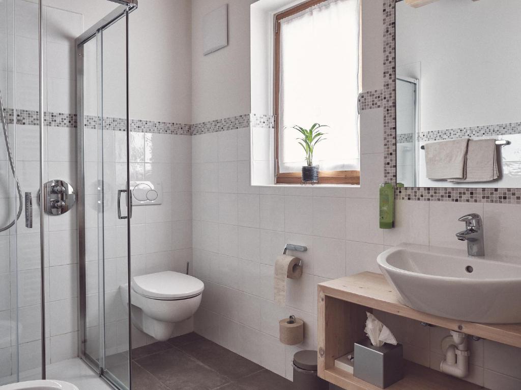 Koupelna v ubytování B&B Mia Majon