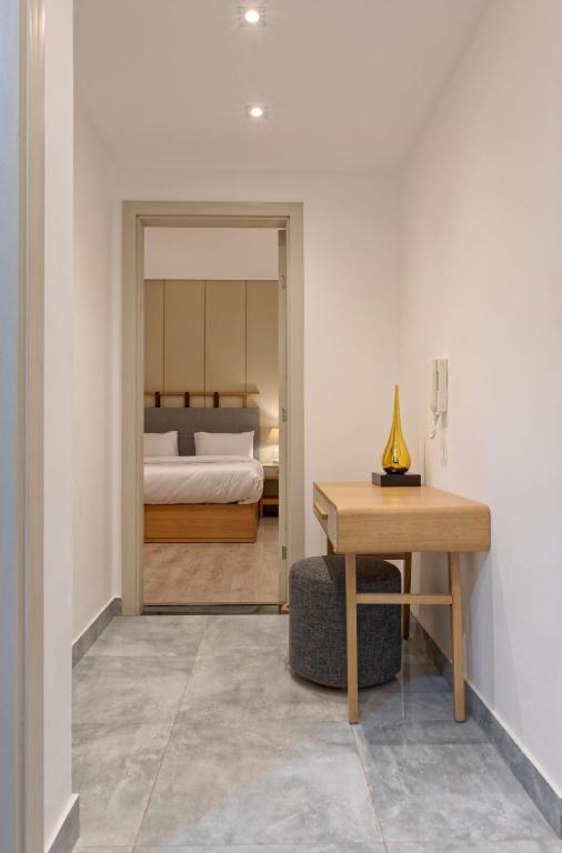 Postel nebo postele na pokoji v ubytování Mynt Stay New Cairo Residence one bedroom