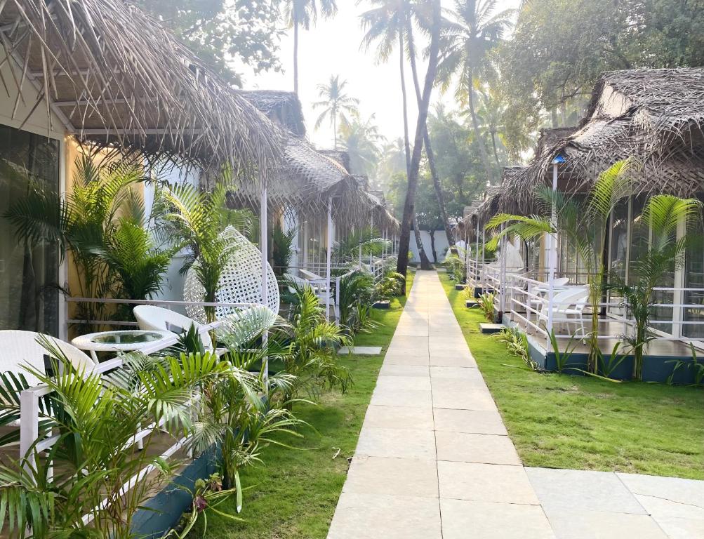 Zahrada ubytování Escape Goa