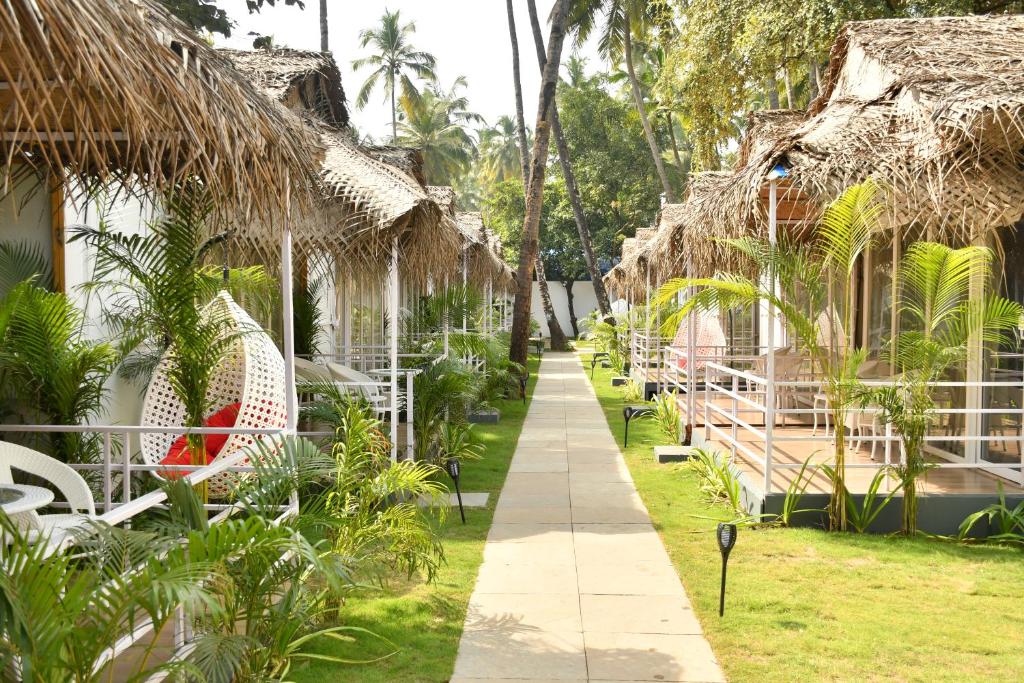 Zahrada ubytování Escape Goa