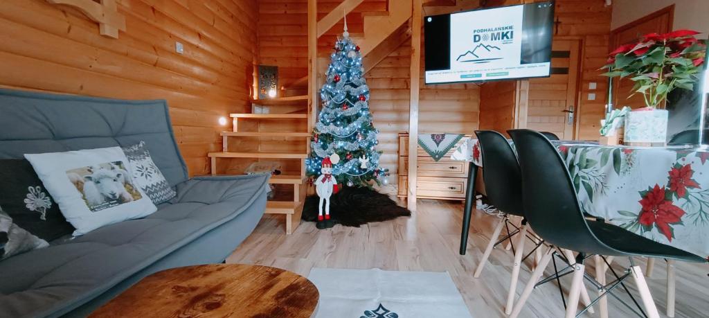 Posedenie v ubytovaní Podhalańskie Domki u Magdusi i Marcina z Jacuzzi