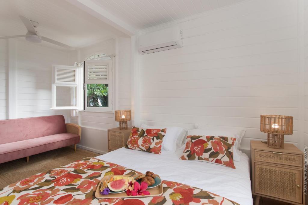 Letto o letti in una camera di Villa M'Bay