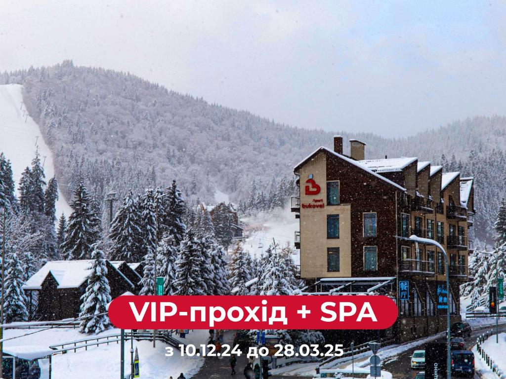 Bukovel Apart v zimě