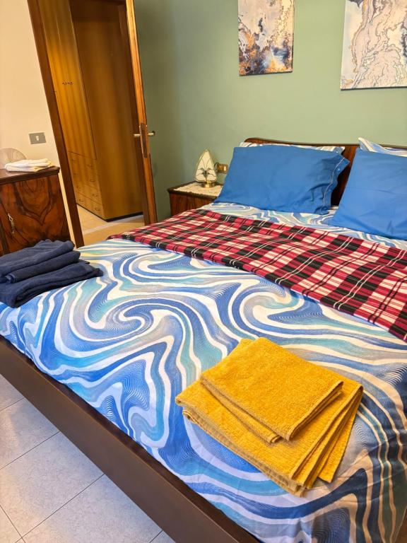 Postel nebo postele na pokoji v ubytování casa di Gio
