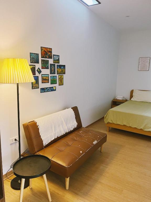 Postel nebo postele na pokoji v ubytování 1.Hôme