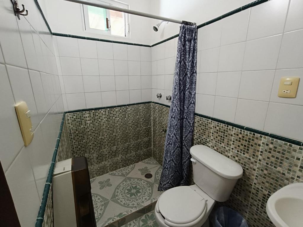 Koupelna v ubytování Hotel Rath