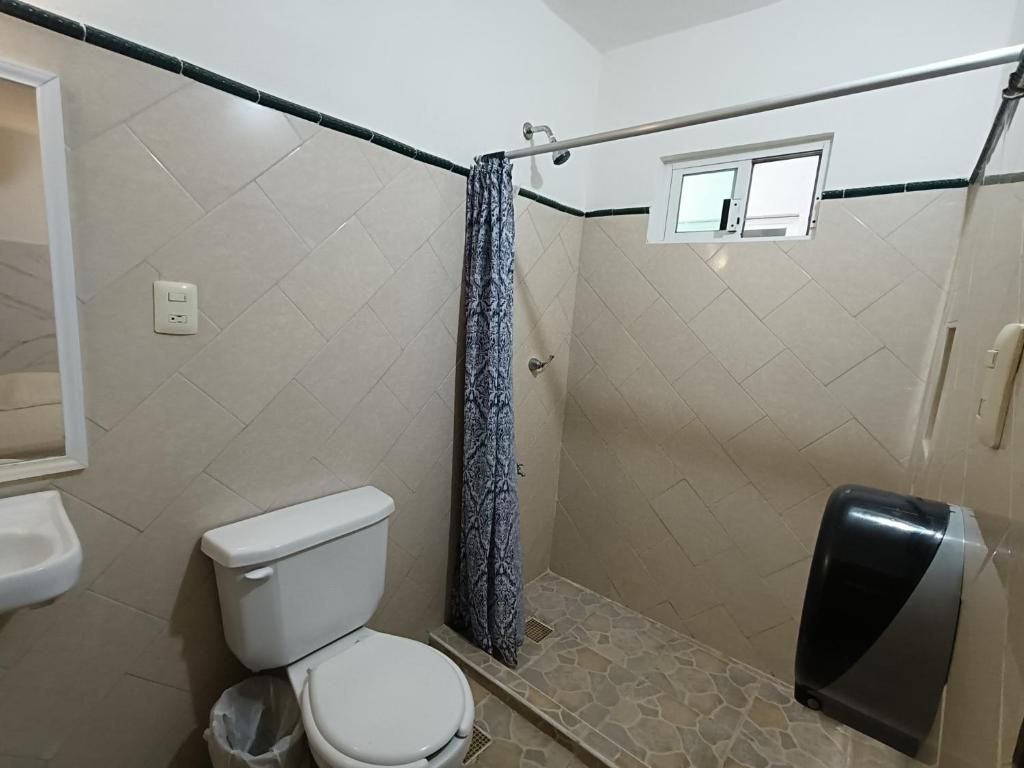 Koupelna v ubytování Hotel Rath