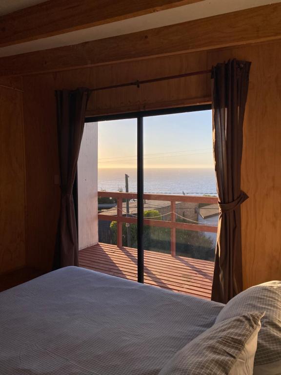 Postel nebo postele na pokoji v ubytování Cabañas Cerro Tacna