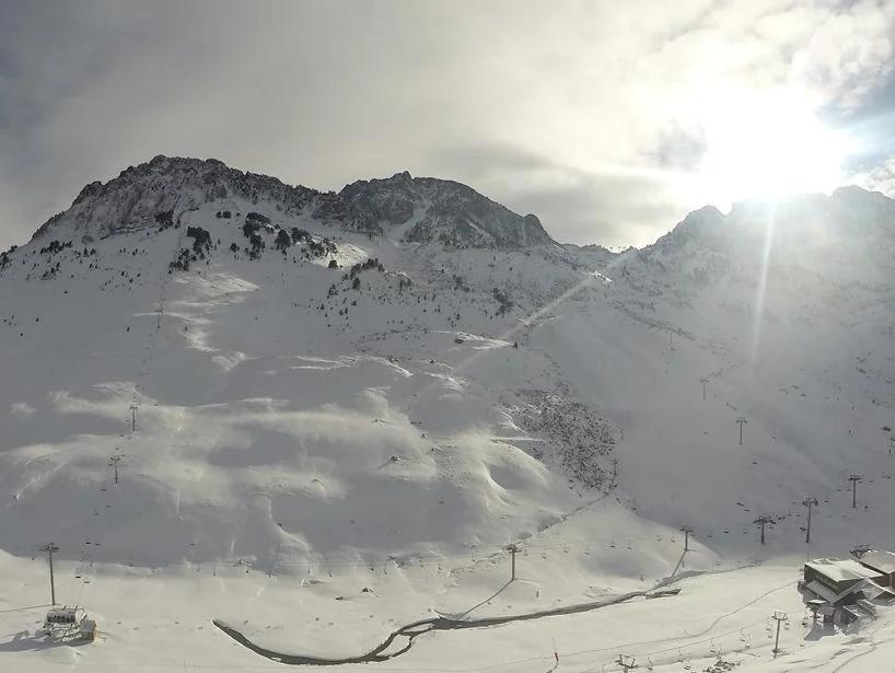 La Mongie appartement L42 au pieds du Tourmalet v zimě