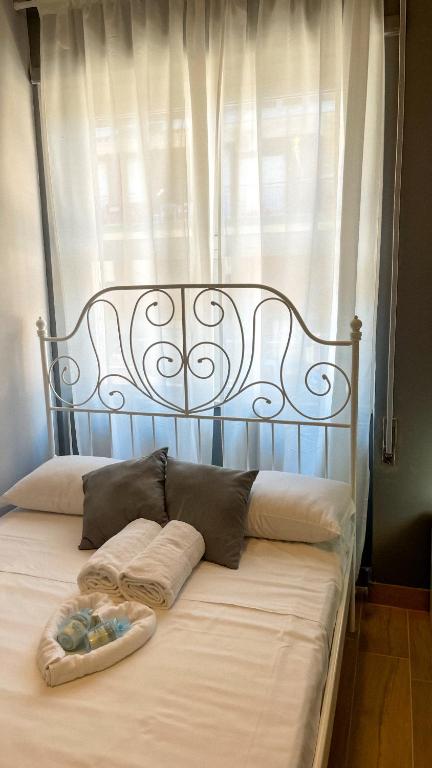 Postel nebo postele na pokoji v ubytování Bella Mare Suites - Formia