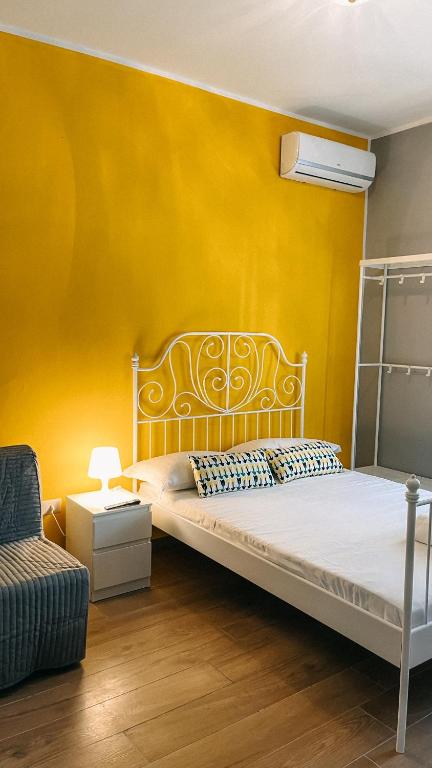 Postel nebo postele na pokoji v ubytování Bella Mare Suites - Formia