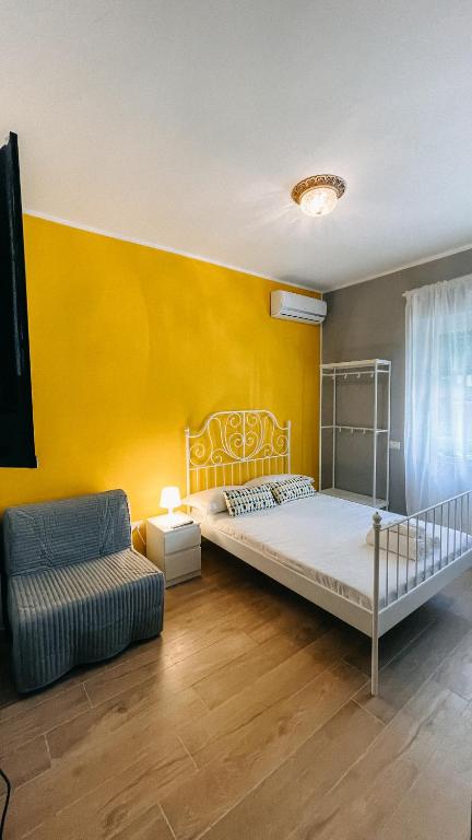 Postel nebo postele na pokoji v ubytování Bella Mare Suites - Formia