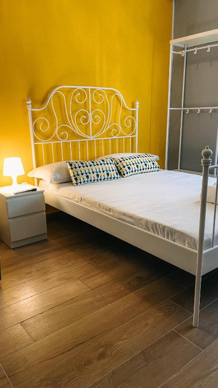 Postel nebo postele na pokoji v ubytování Bella Mare Suites - Formia