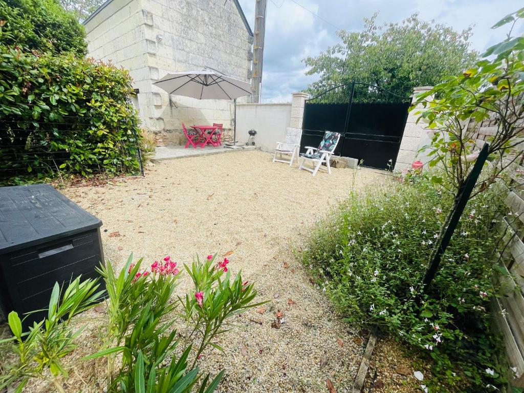 Κήπος έξω από το Maison Chez Marguerite