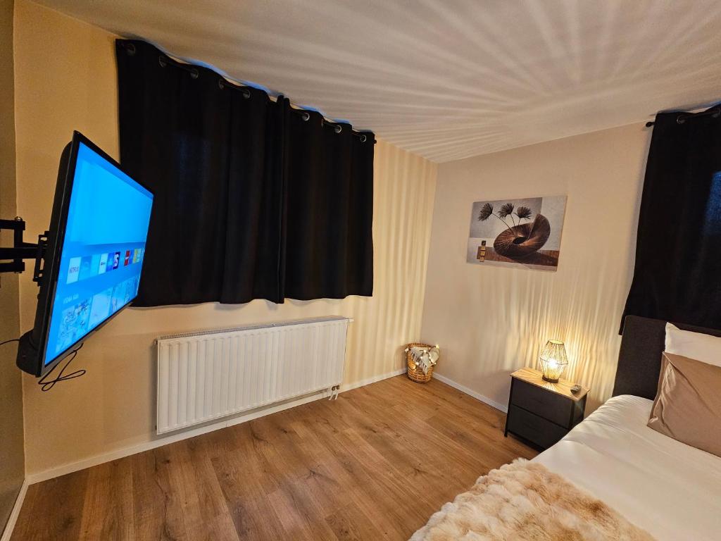 Postel nebo postele na pokoji v ubytování Villa De Miguel