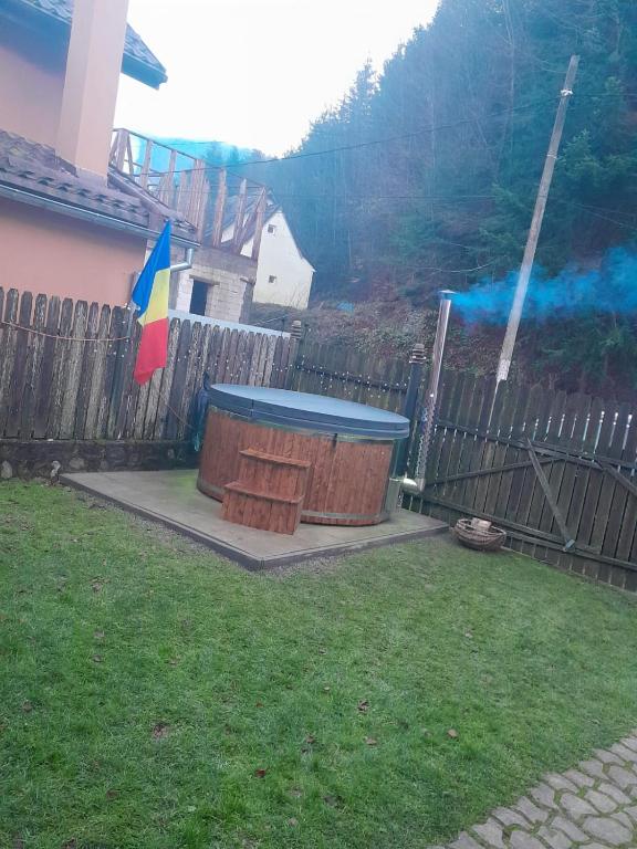 Zahrada ubytování Casa Iulia & Matei