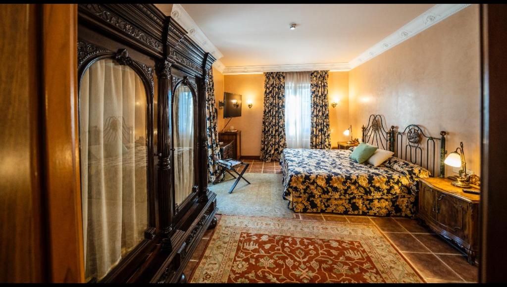 Katil atau katil-katil dalam bilik di Palacio de Miraflores