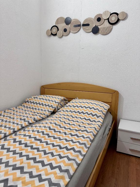 Postel nebo postele na pokoji v ubytování Apartman RAJAN Vlašić