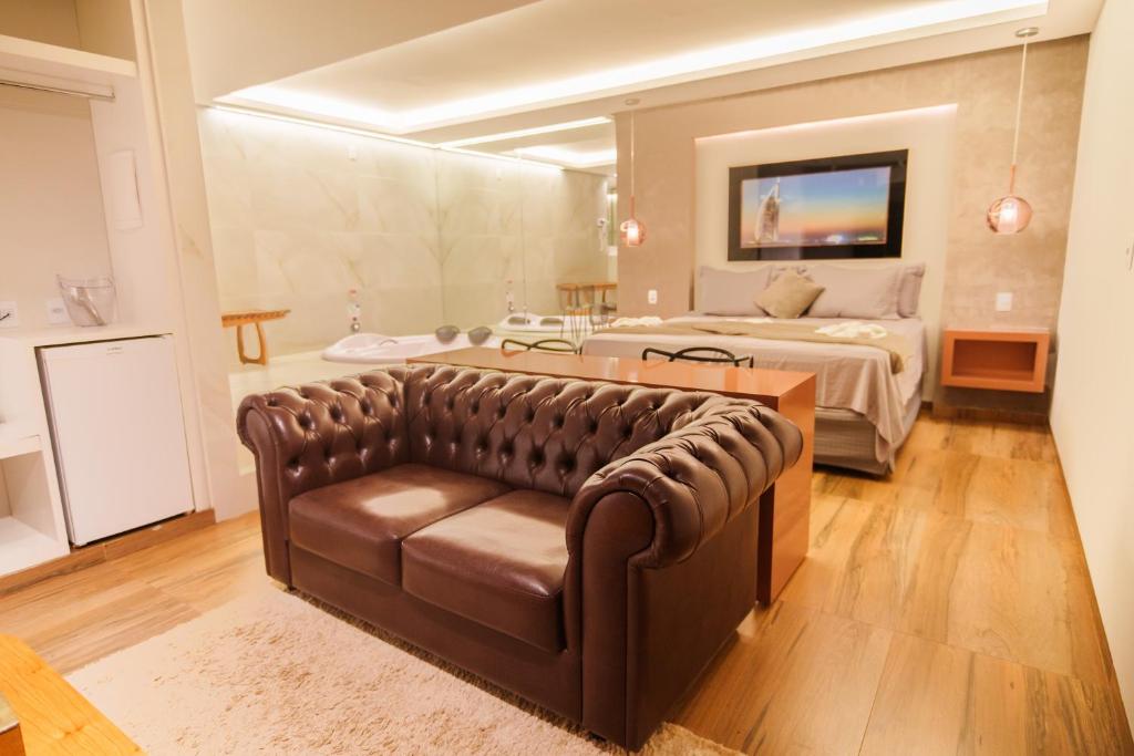 Postel nebo postele na pokoji v ubytování W4 Hotel