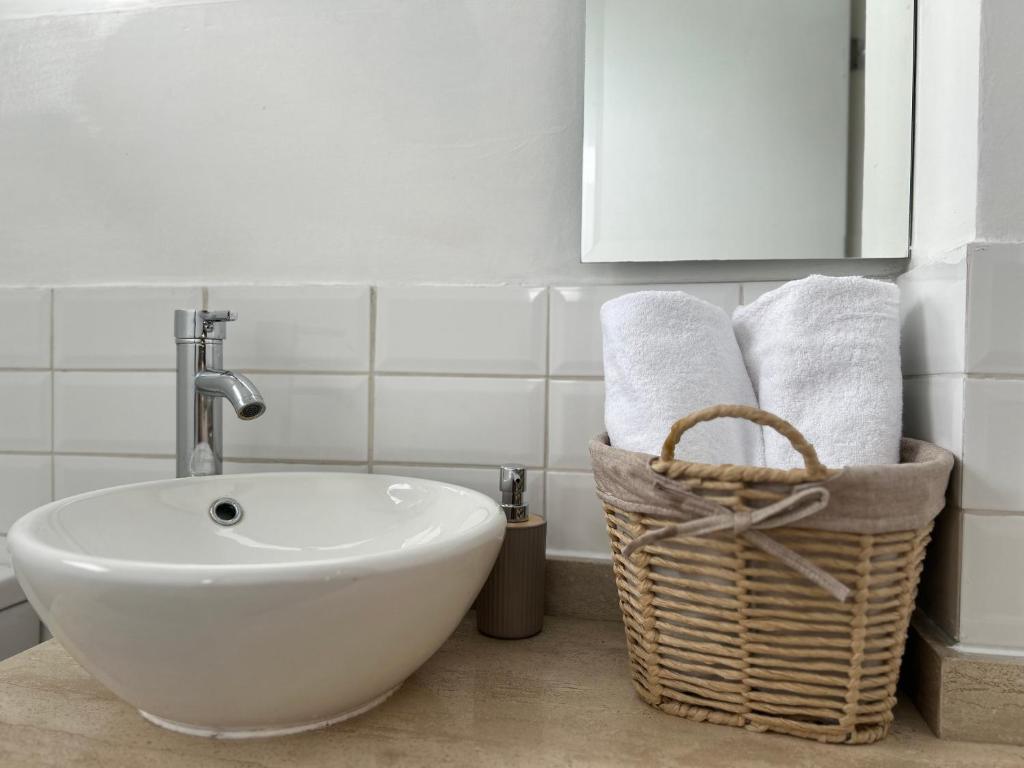 Koupelna v ubytování Casona Italia B & B