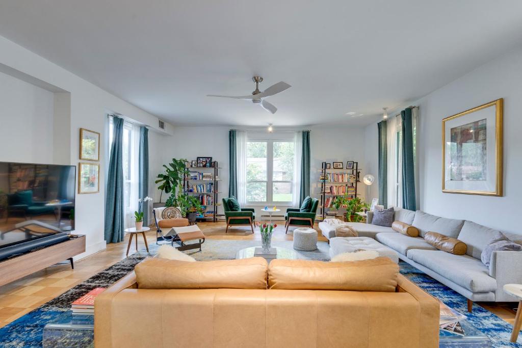 Et opholdsområde på An Urban Oasis Retreat in DC