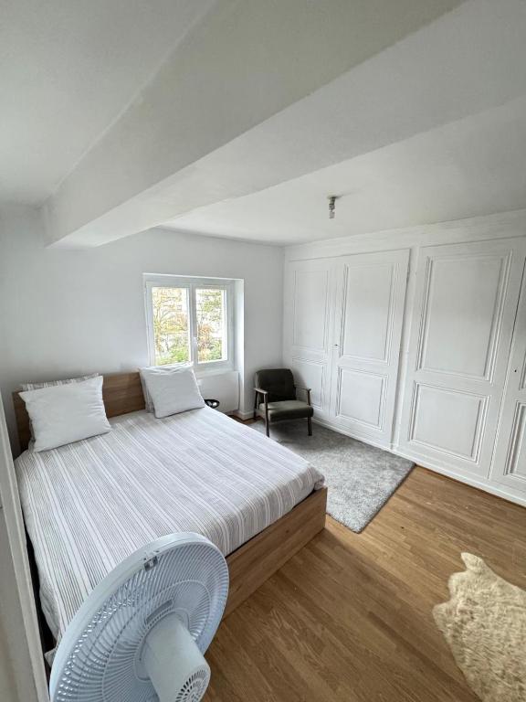Postel nebo postele na pokoji v ubytování Residence MH Lyon