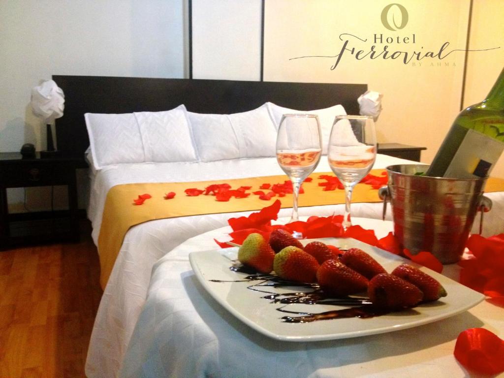 Postel nebo postele na pokoji v ubytování Hotel Ferrovial Corferias